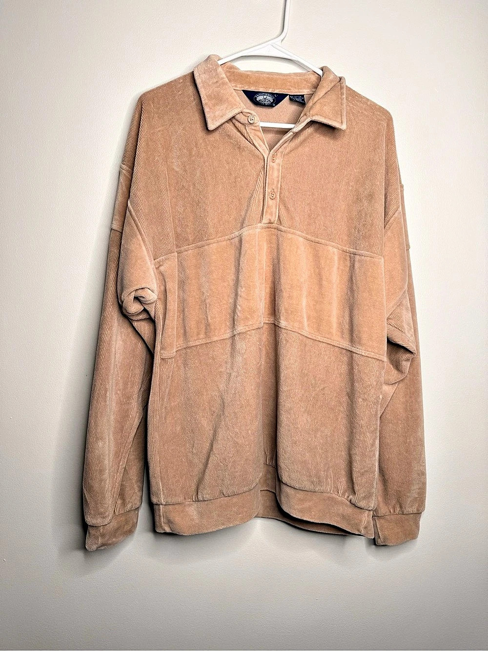Kingsridge Men's Pullover Polo Brown Size Large